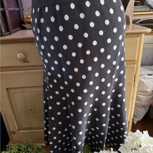 Tea n Rose Knit Polka Dot Women's Skirt
